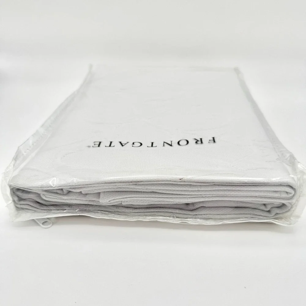 *New Frontgate Flourish Euro Sham Fog Grey 25